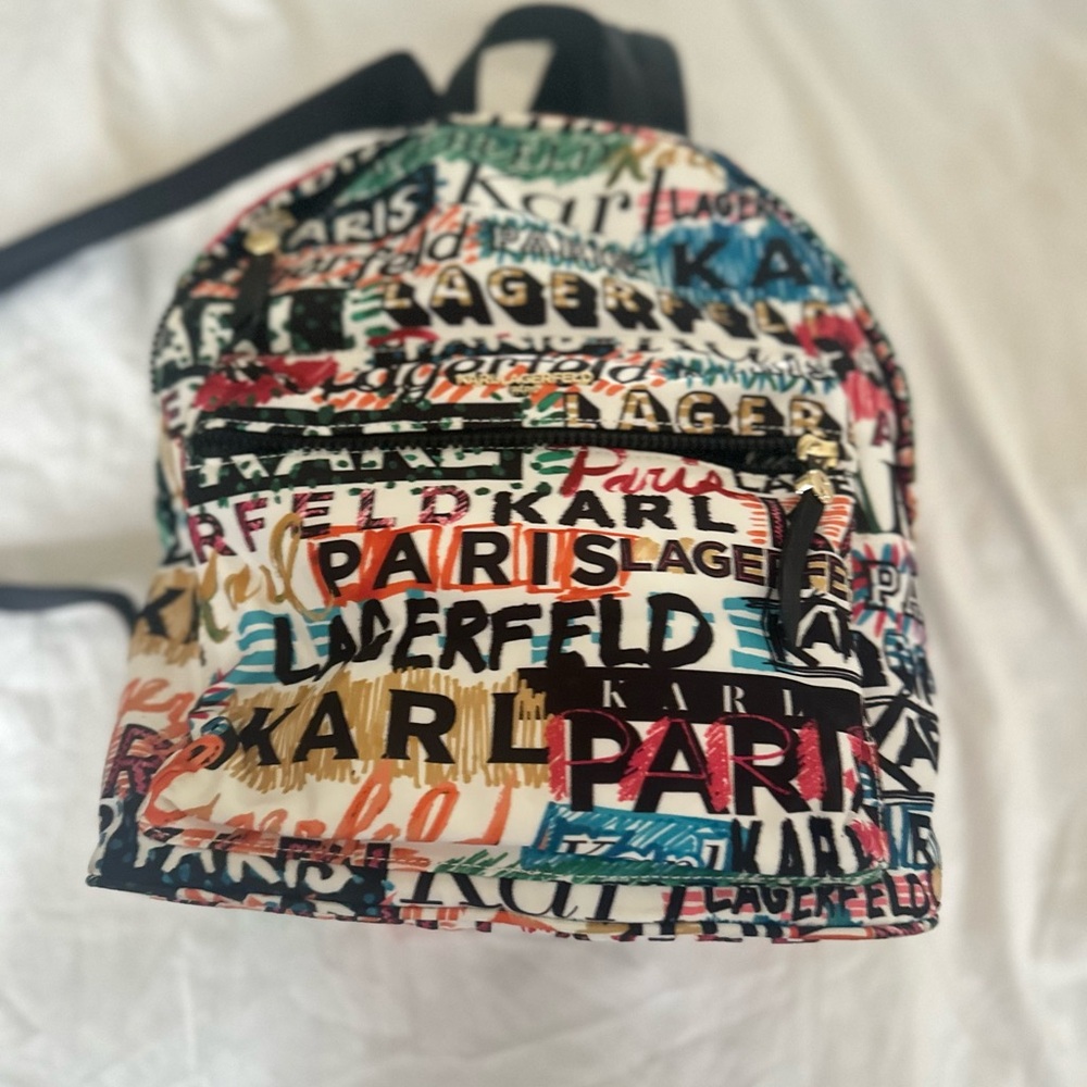 Karl Lagerfeld Colorful  Backpack - Picture 2 of 9